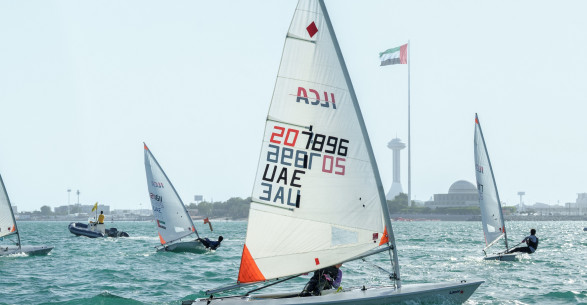 Abu Dhabi ILCA 4 team departs for Ras Al Hadd in the Sultanate of Oman to hold a training camp in preparation for upcoming events