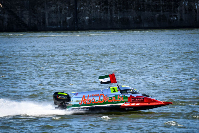 Abu Dhabi Team Competes in the Final Round of the Formula 2 Powerboat World Championship in Portugal