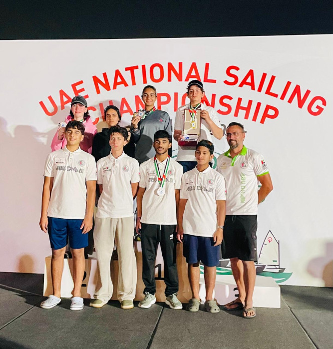 bu Dhabi Team Continues Its Excellence, Securing 10 Medals at the Conclusion of the UAE Modern Sailing Champion’s Cup