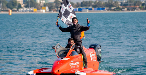 Al Yafei Delivers a Strong Performance in Race 1 of the UAE Formula 4 Powerboat Championship