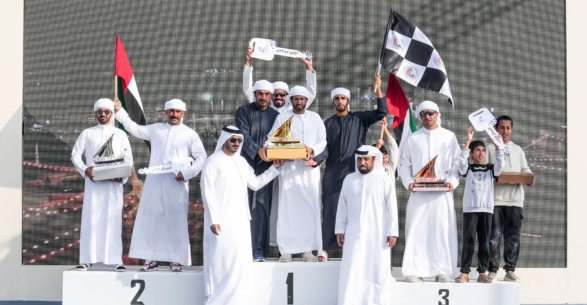 Al Dhafra” Crowned Champion of the Al Yasat Festival 60ft Traditional Dhow Race