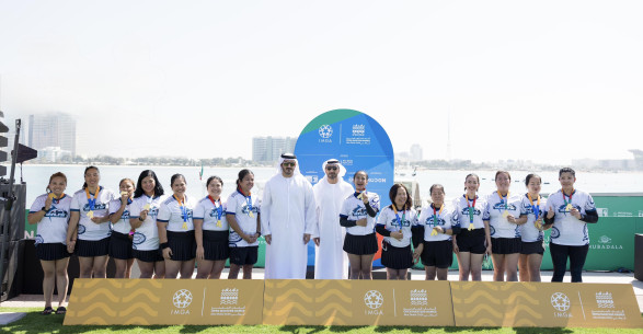 Sheikh Mohammed bin Sultan bin Khalifa Al Nahyan Crowns Dragon Boat Champions at the Abu Dhabi Masters Games 2026