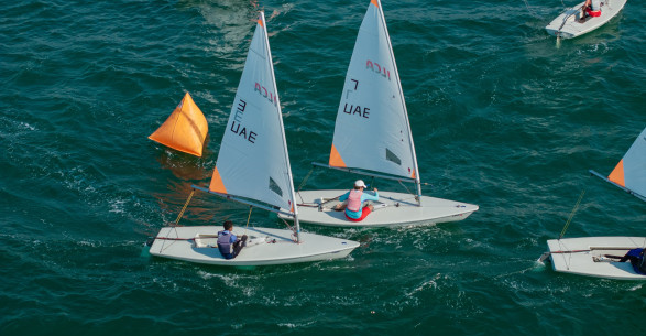 Abu Dhabi Modern Sailing Team participates in a training camp in Spain for the ILCA 4 class