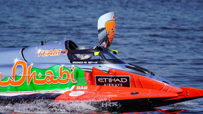RASHED CLAIMS POLE TO START WORLD TITLE DEFENCE