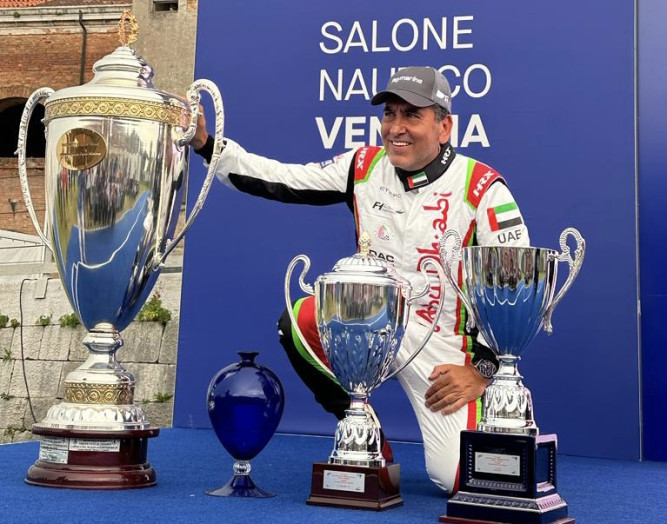 Abu Dhabi F1 team powerboat wins the 70th edition of the Pavia-Venice Classic 2023