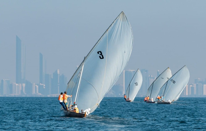 The “Zayed Al Bwanish Sailing Festival” race begins Friday in Abu Dhabi