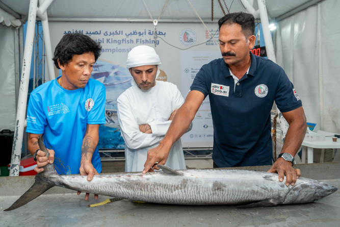 Tomorrow...the conclusion of the Abu Dhabi Grand Kingfishing Championship