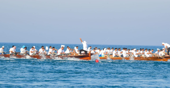 Conclusion of the first stage of the Delma Heritage Rowing Boat Race