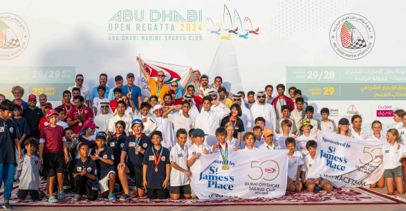 International Participation Shines as 117 Sailors Conclude the Fourth Station of the UAE Modern Sailing Championship in Abu Dhabi