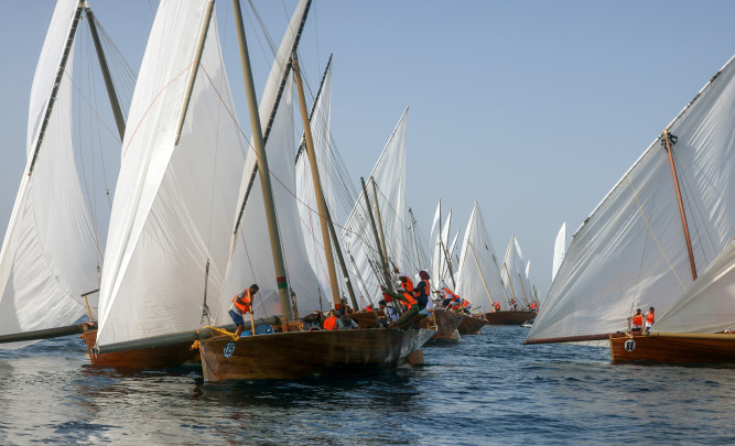 Under the Patronage of Hamdan bin Zayed: Abu Dhabi International Marine Sports Club Opens Registration for the "Abu Al Abyad" 60ft Dhow Sailing Race