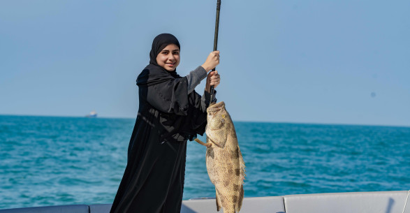 Aisha Al Hammadi crowned champion of the Abu Dhabi Ladies Fishing Championship