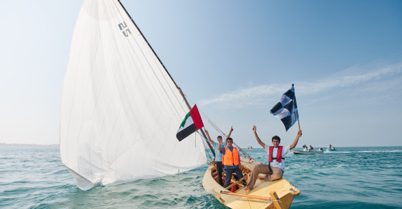 "Al Dhafra Marine Festival" Crowns Winners of Jananah Dhow Sailing Race and Al Tafrees Heritage Race